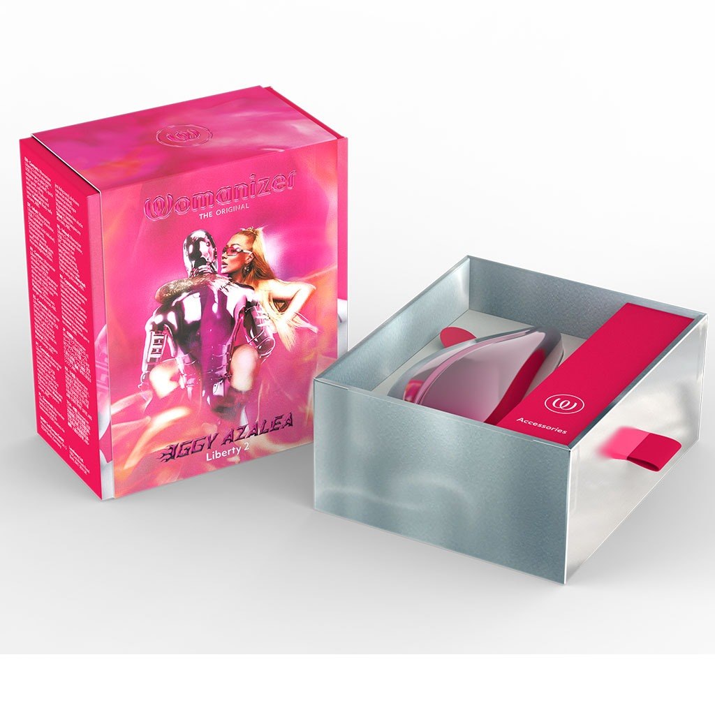 Womanizer Iggy Azalea - Liberty 2 metallic pink verpakking